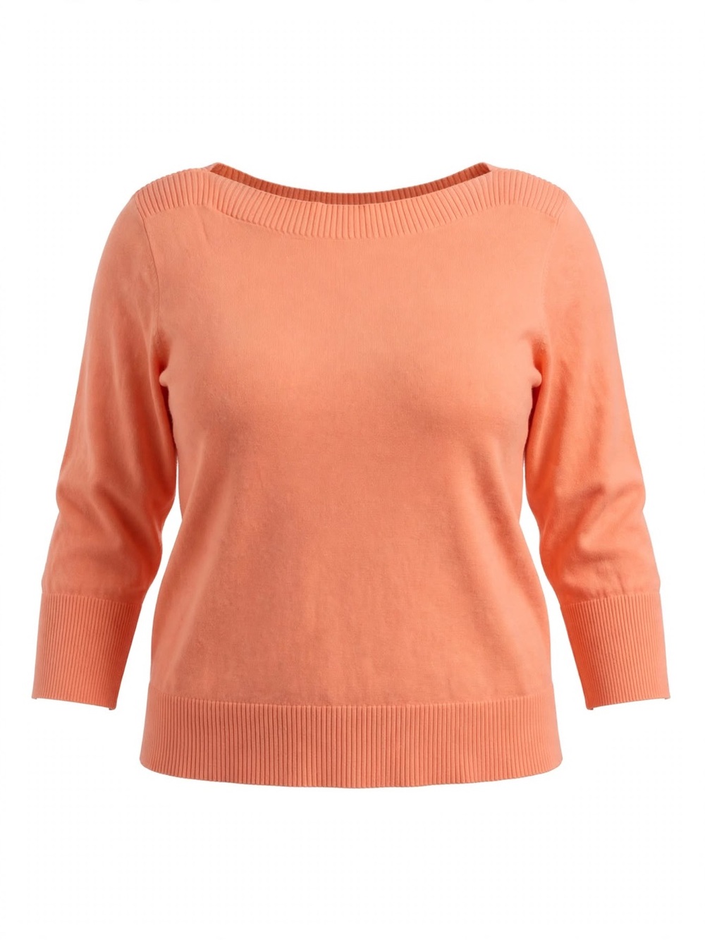 Tommy Hilfiger Peach 3/4 Sleeve Sweater